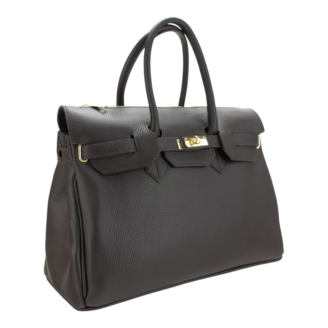 Bolso de Piel Pregato Juliette Chocolate