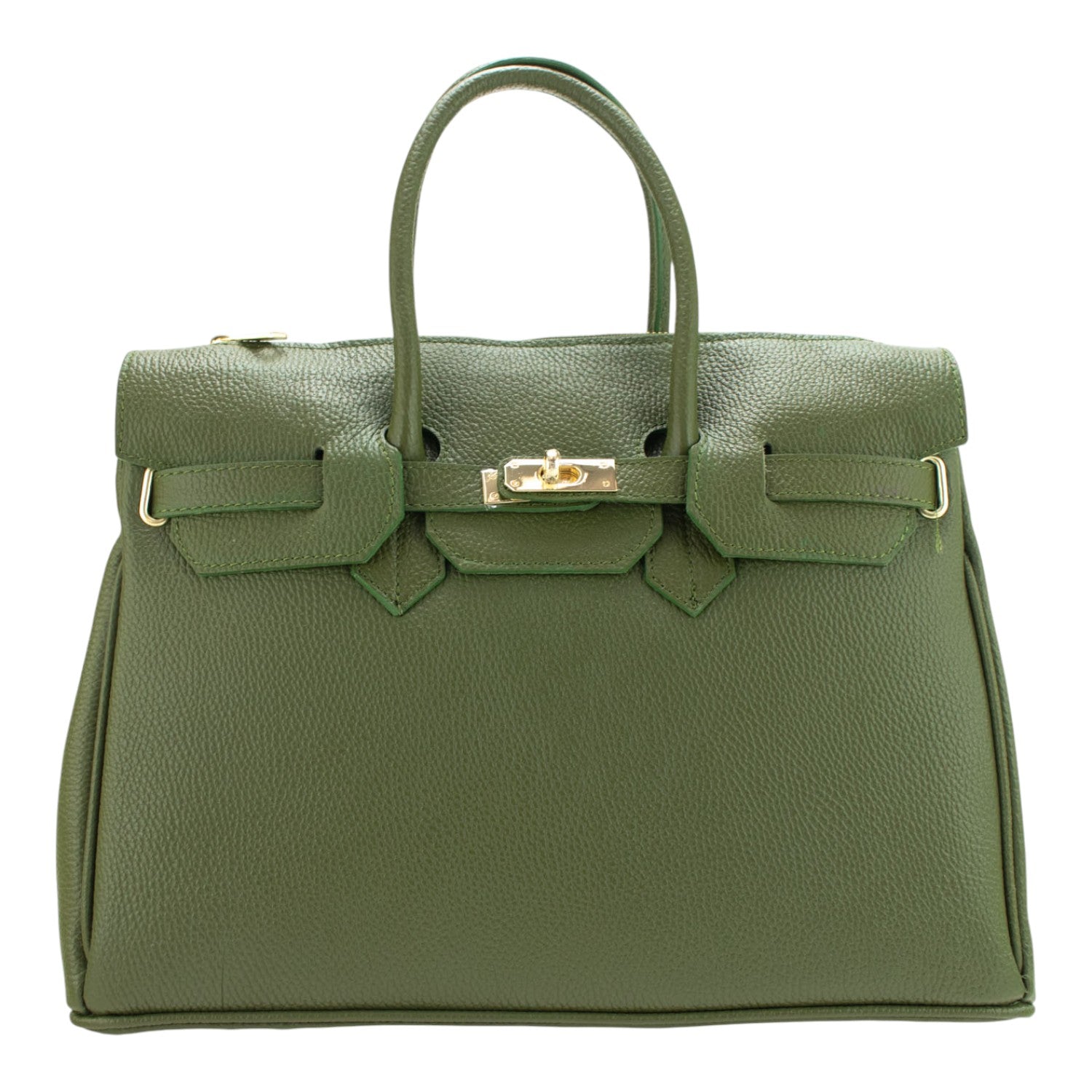 Bolso de Piel Pregato Juliette Verde