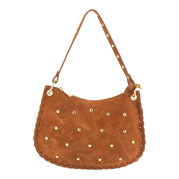 Bandolera en piel Pregato Luminia Camel