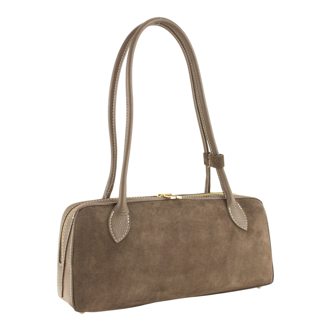Bolso de Piel Pregato Cleo Taupe