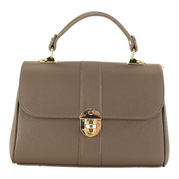 Bolso de Piel Pregato Idillio Taupe