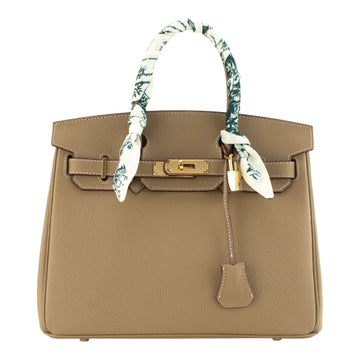 Bolso de mano Pregato Verona Gold Taupe · 35cm