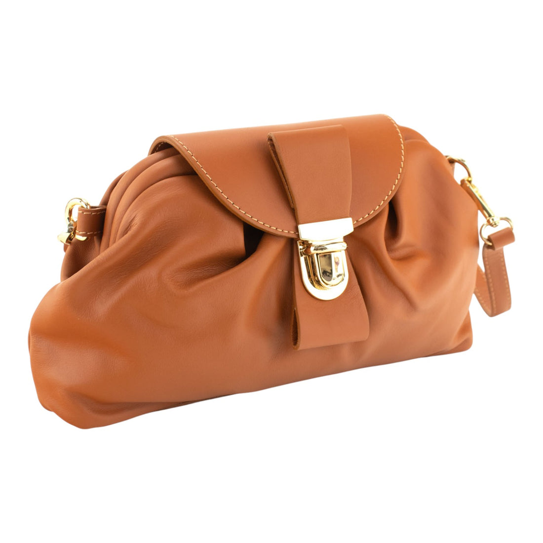 Bolso en Piel Pregato Dolce Cuero