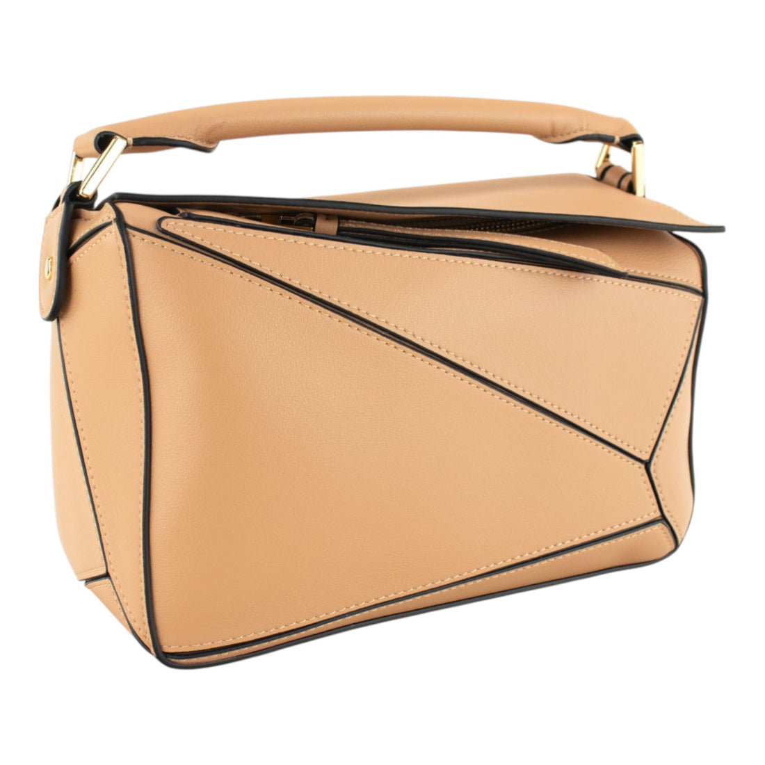 Bolso de Piel Pregato Modena Camel