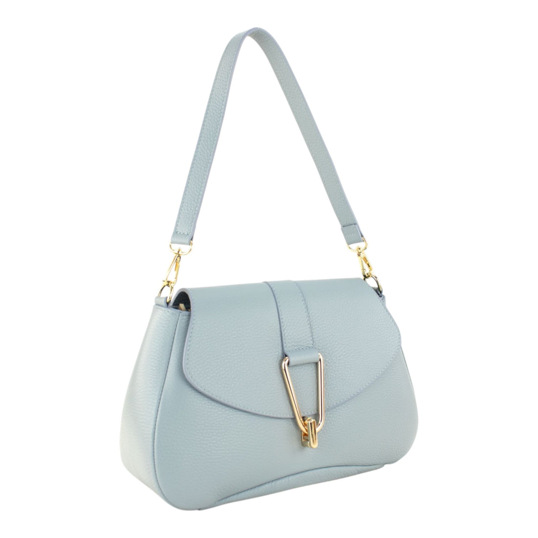 Bolso en Piel Pregato Arezzo Azul cielo