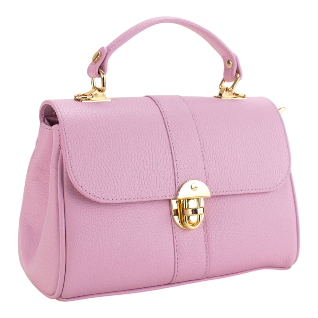 Bolso de Piel Pregato Idillio Rosa claro