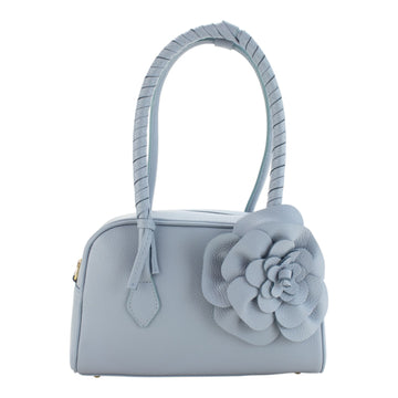 Bolso en Piel Pregato Fiora Azul cielo