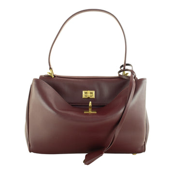 Bolso en piel Pregato Lussari Burdeos