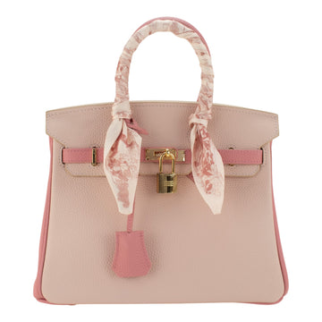 Bolso de mano Pregato Verona Gold Rosa contrast · 25cm