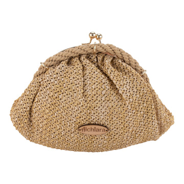 Bolso clutch Alchiara Dione Natural