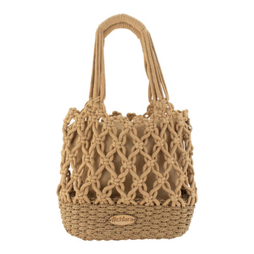 Bolso de mano Alchiara Siroco Natural