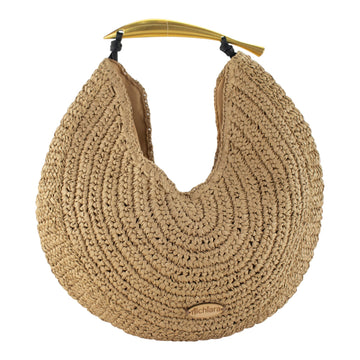 Bolso shoulder Alchiara Cassiopeia Natural