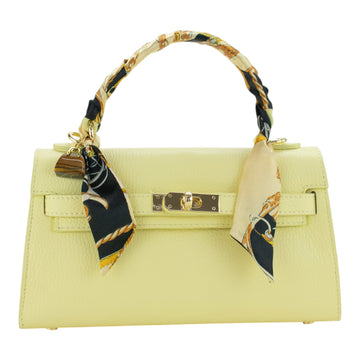 Bolso en Piel Pregato Grazia Mantequilla