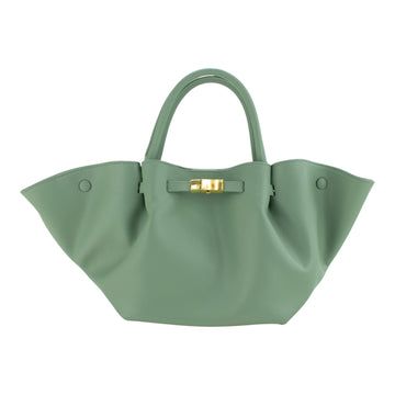 Bolso en Piel Pregato Libera Aguamarina