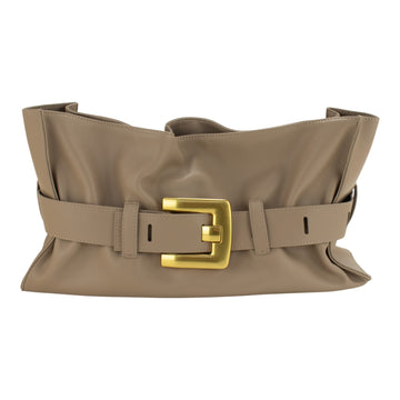 Bolso de Piel Pregato Muse Taupe