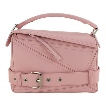 Bolso de Piel Pregato Modena Rock Rosa
