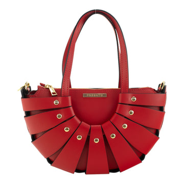 Bolso en Piel Pregato Riviera Rojo