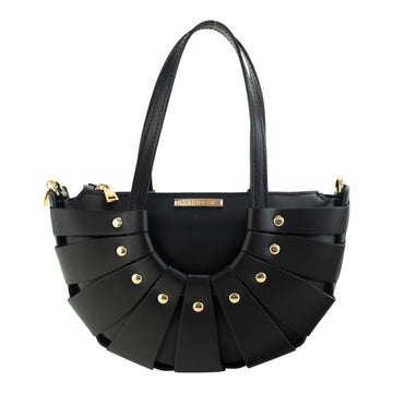 Bolso en Piel Pregato Riviera Negro