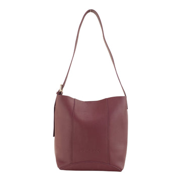 Bolso bucket Pregato Asti Burdeos