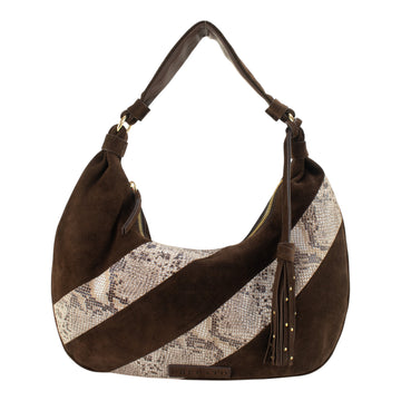 Bolso de hombro Pregato Belluno Chocolate