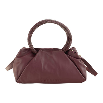 Bolso de mano Pregato Nerina Burdeos