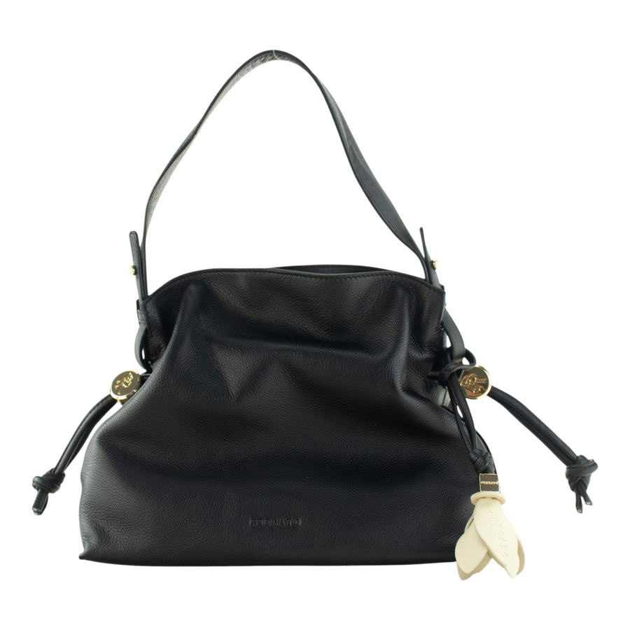 Bolso bandolera Pregato Lucca Premium Negro