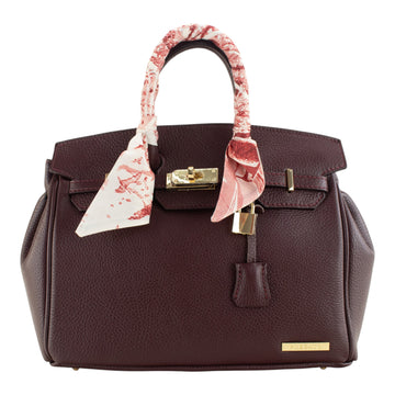 Bolso de mano Pregato Verona Burdeos