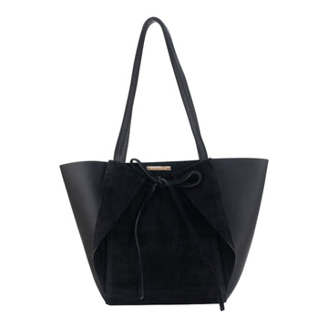 Bolso Shopper de Piel Pregato Melfi Negro