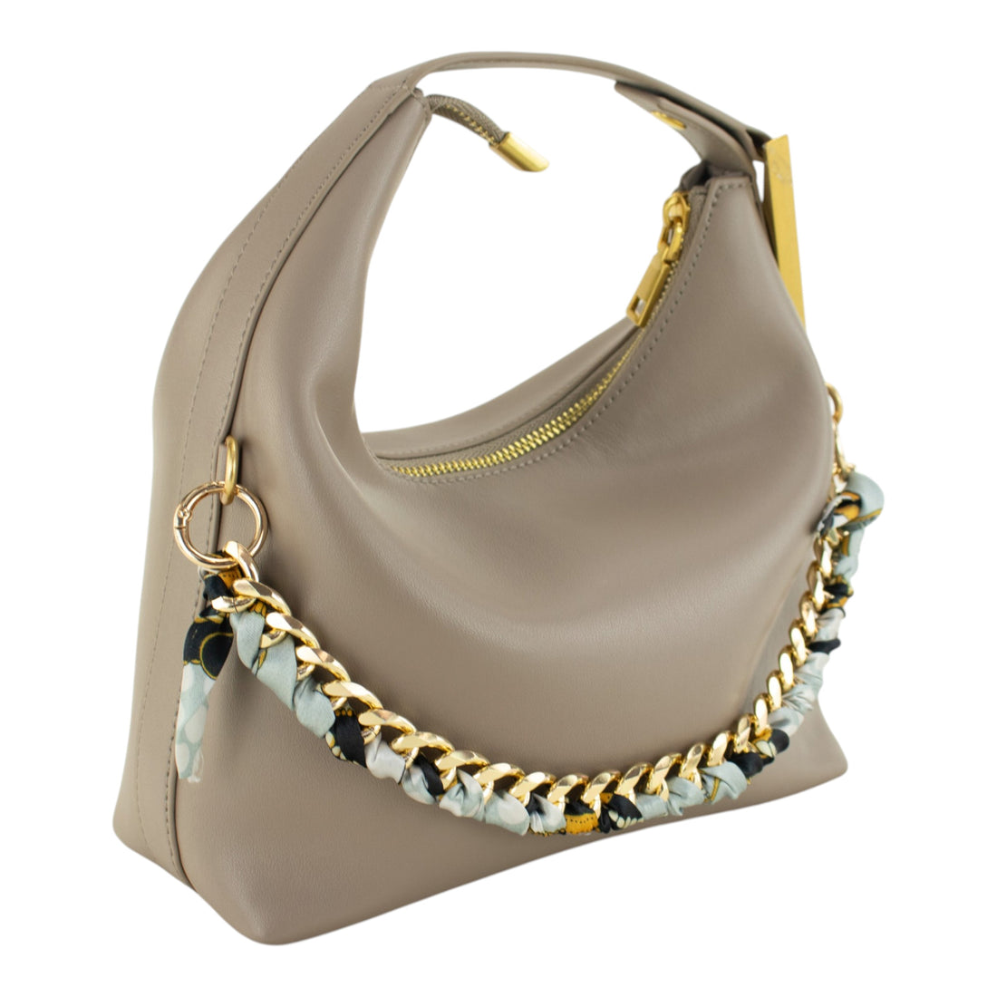Bolsa de couro Pregato Stella Taupe