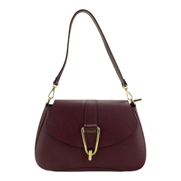 Bolso en Piel Pregato Arezzo Burdeos