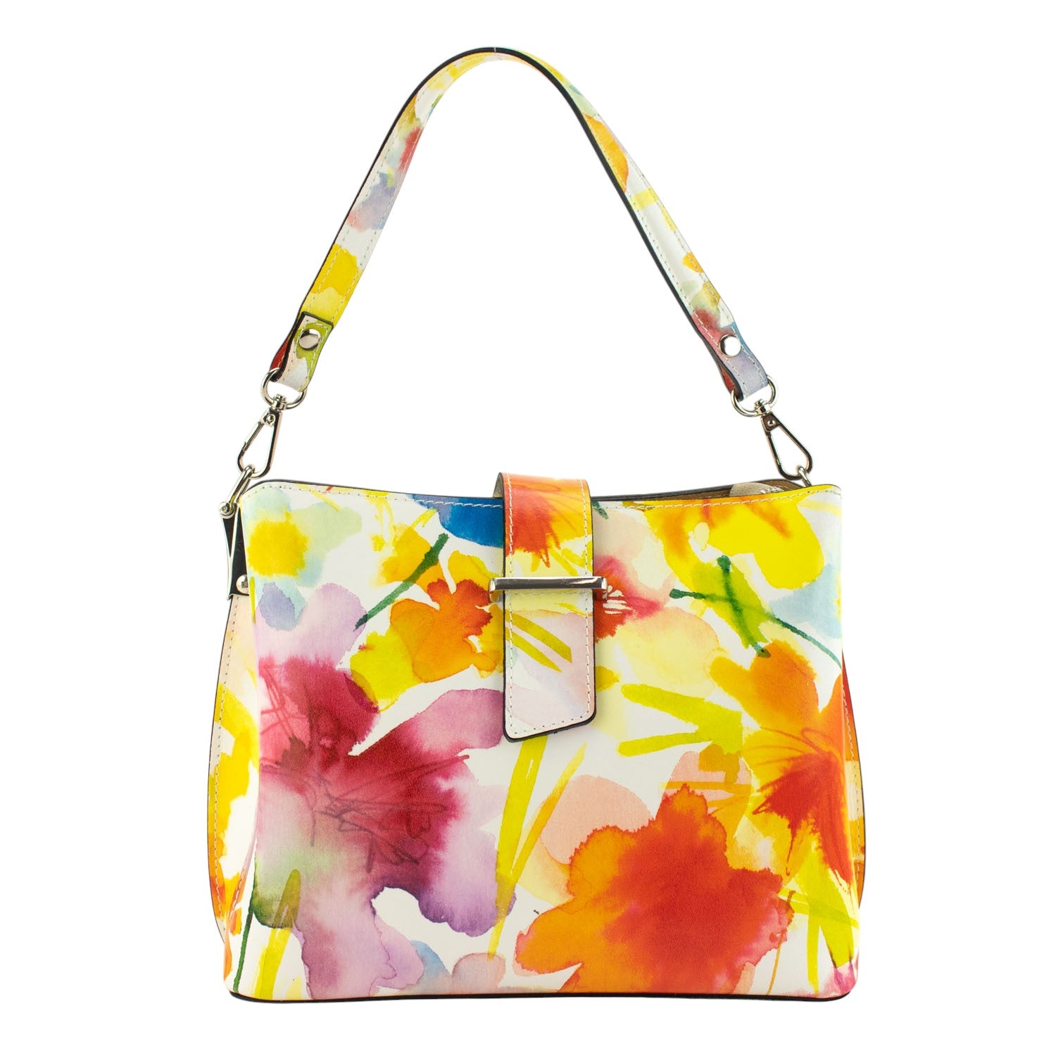 Bolso de Piel Pregato Eterea Acuarela Cálidos