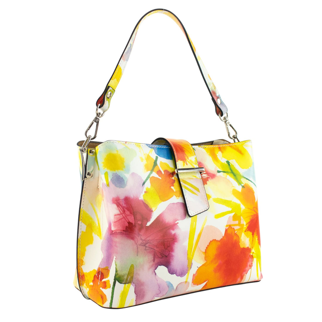 Bolso de Piel Pregato Eterea Acuarela Cálidos