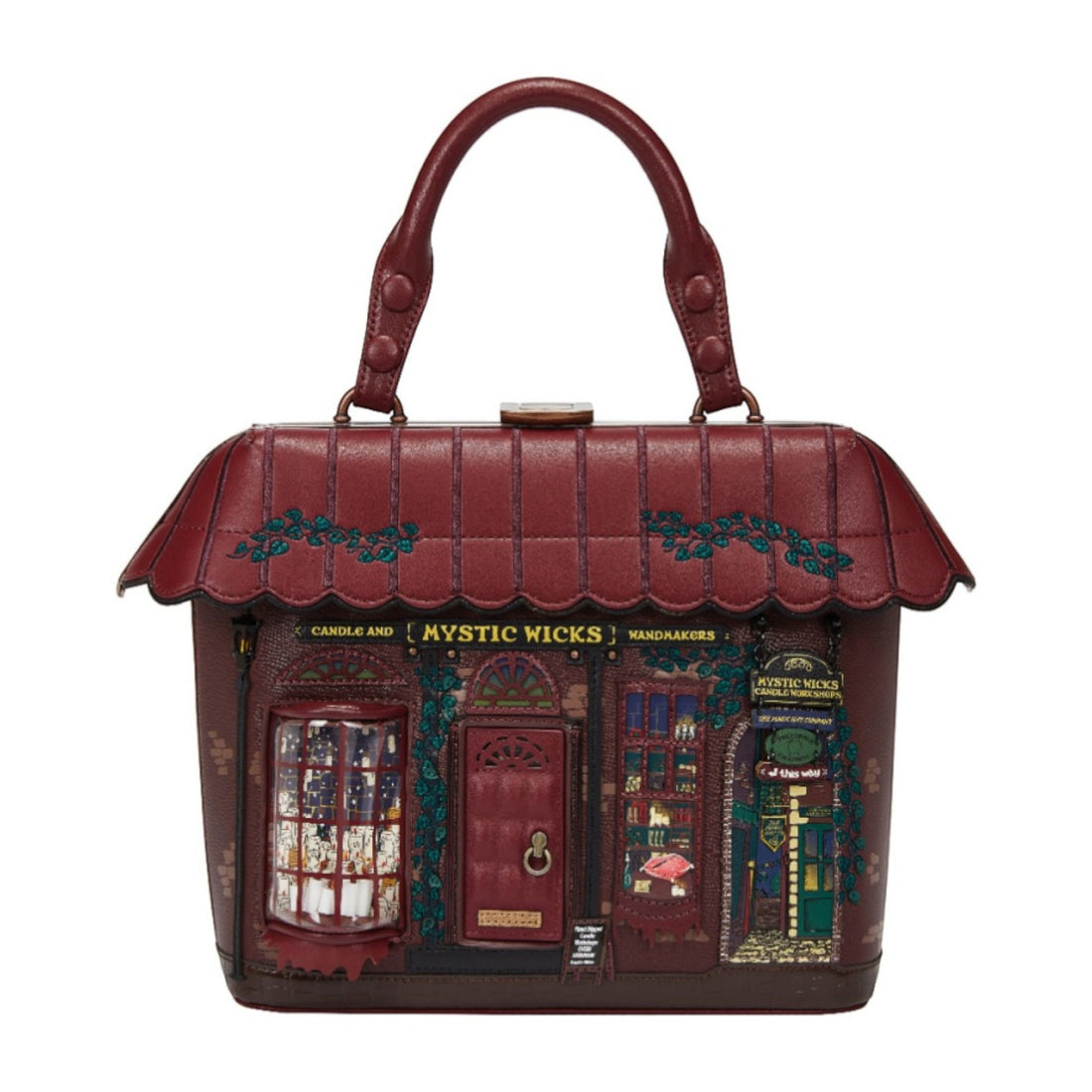 Vendula London Mini-Tasche 'Grace' – Sushi-Design, Veganes Leder, 18x24x10,5 Cm, Verstellbarer Gurt