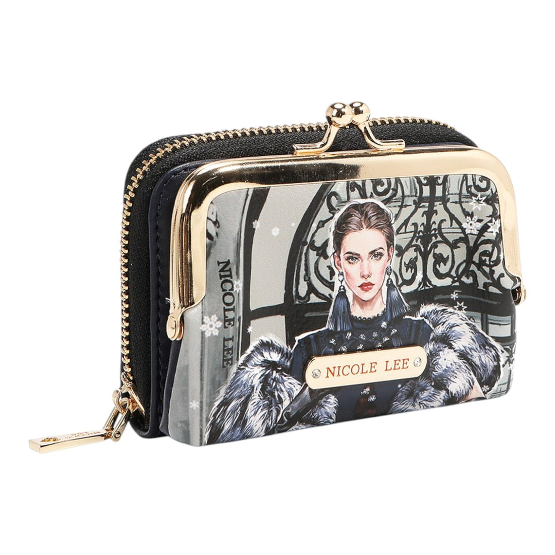 Billetero compacto boquilla Nicole Lee Moda SnowFlake