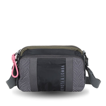 Bandolera compacta Devota Lomba Field Negro - KimondoShop