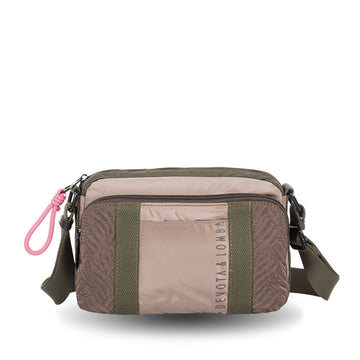 Bandolera compacta Devota Lomba Field Taupe - KimondoShop