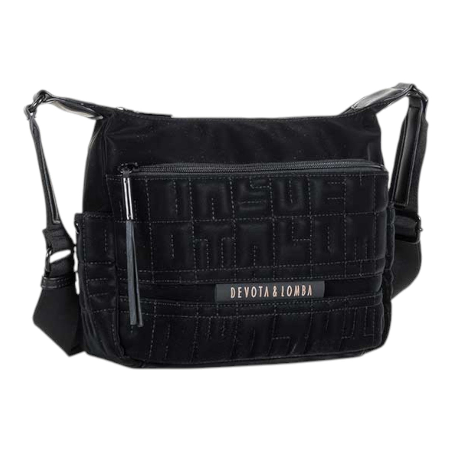 Bandolera doble Devota & Lomba Master Negro - KimondoShop