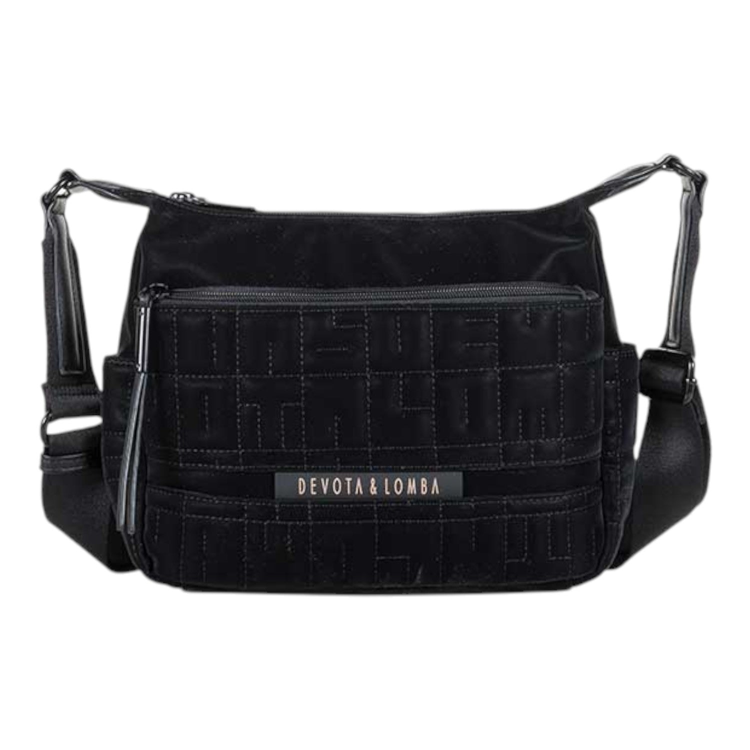 Bandolera doble Devota & Lomba Master Negro - KimondoShop