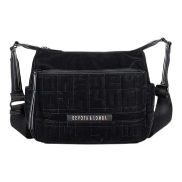 Bandolera doble Devota & Lomba Master Negro - KimondoShop