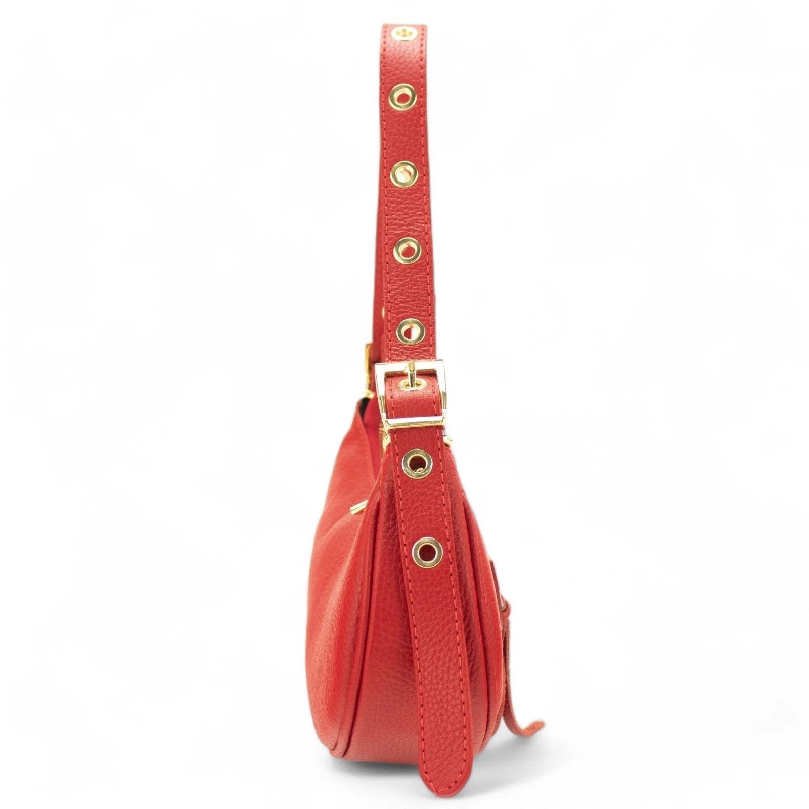 Bandolera en Piel Pregato Gioia Rojo - KimondoShop