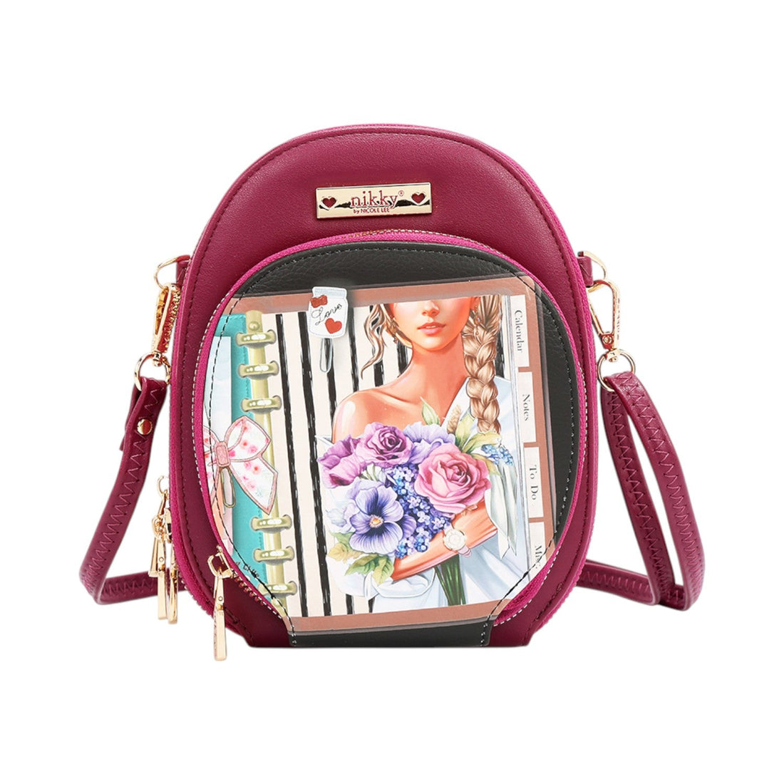 Bandolera micro ovalada Nikky Nostalgia - KimondoShop