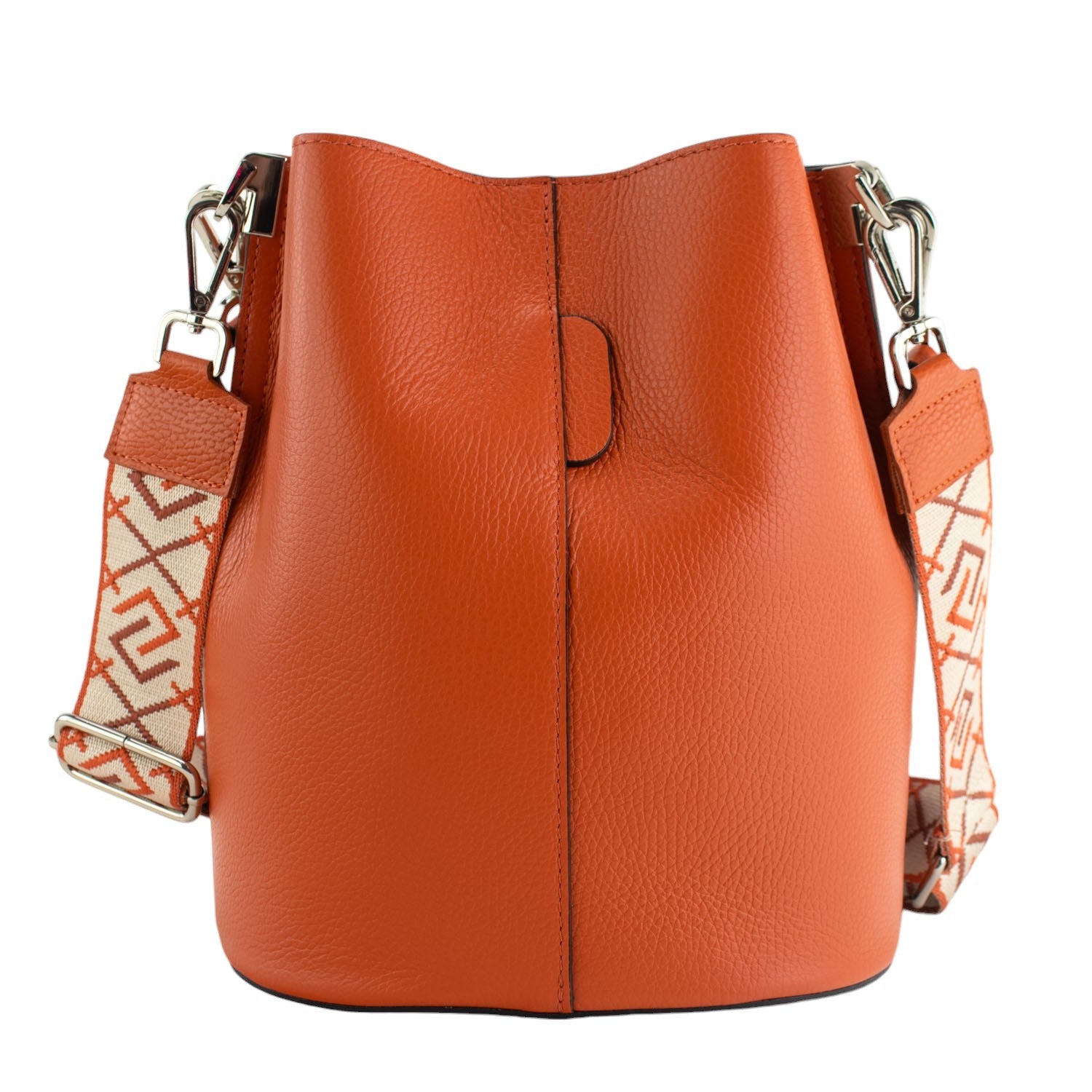 Bandolera Piel Pregato Secchio Naranja - KimondoShop