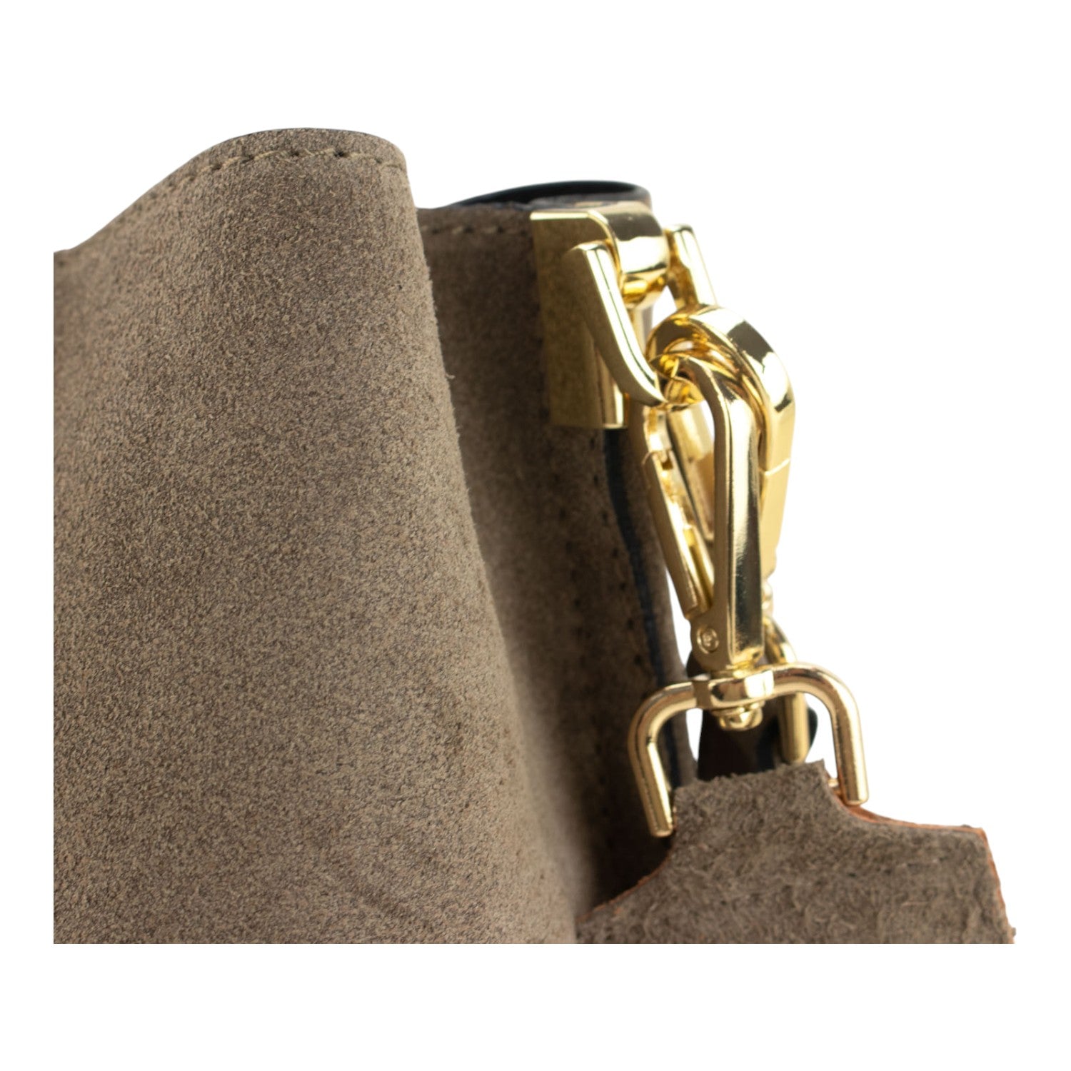 Bandolera Piel Pregato Secchio Peach Taupe - KimondoShop