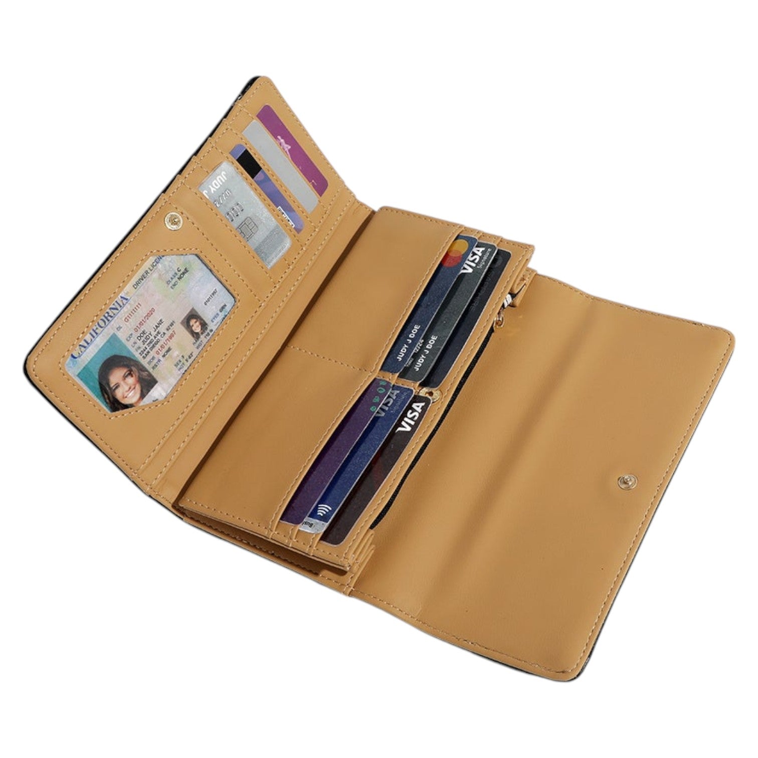 Billetero largo Nicole Lee Calista Dorado - KimondoShop