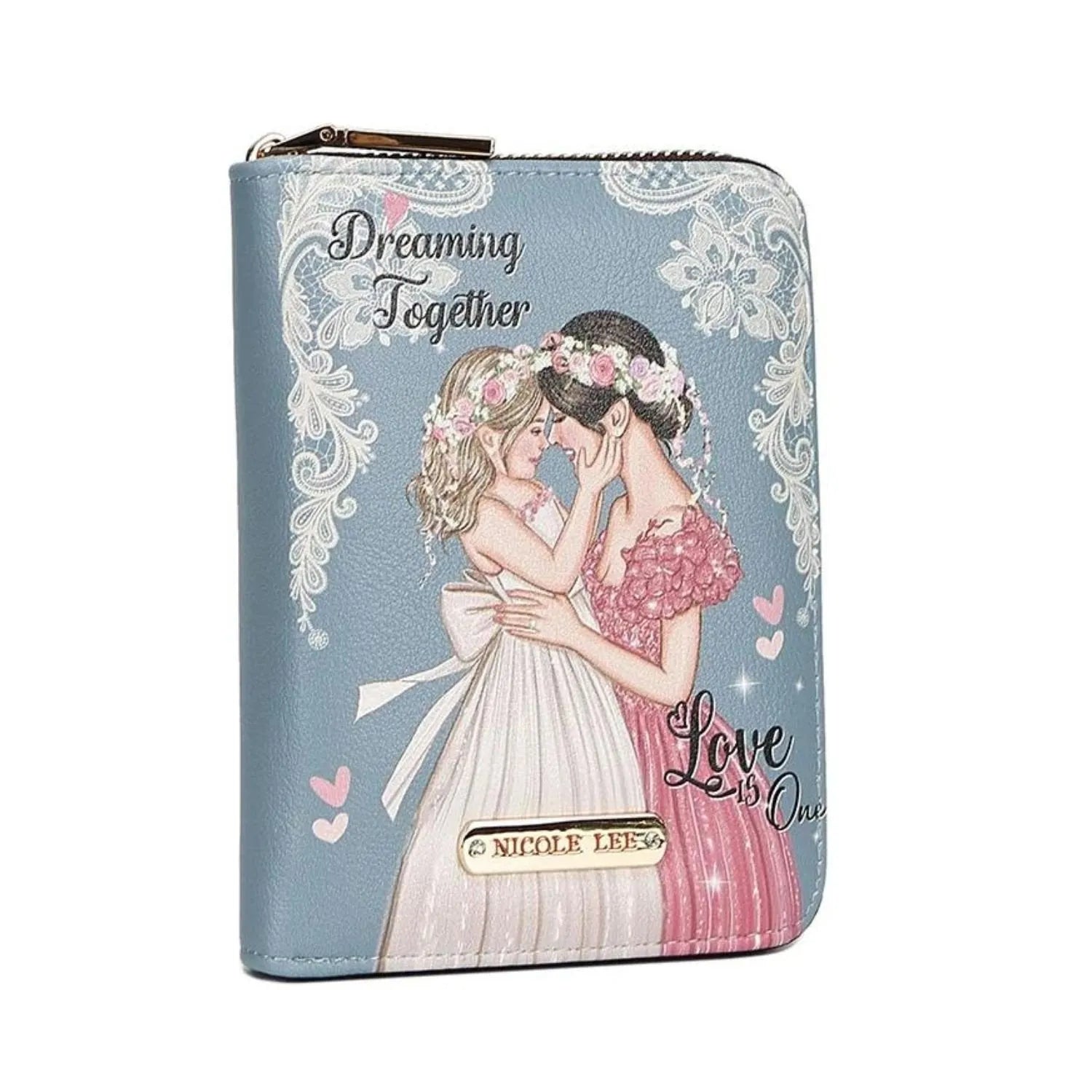 Billetero pequeño con cremallera Nicole Lee Dreaming Together - KimondoShop