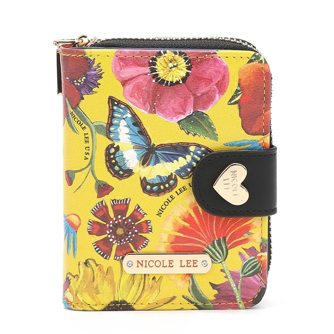 Billetero pequeño Nicole Lee Butter Flower - KimondoShop