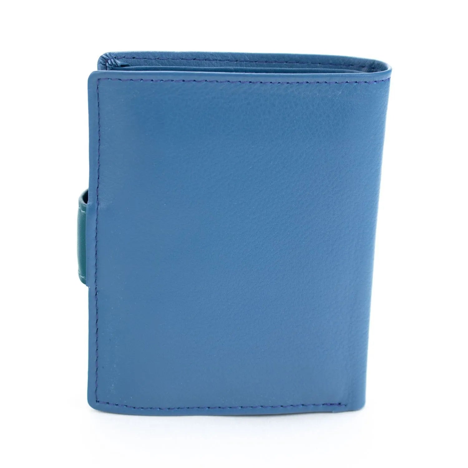 Billetero Piel Basics JL Piel mujer Azul - KimondoShop