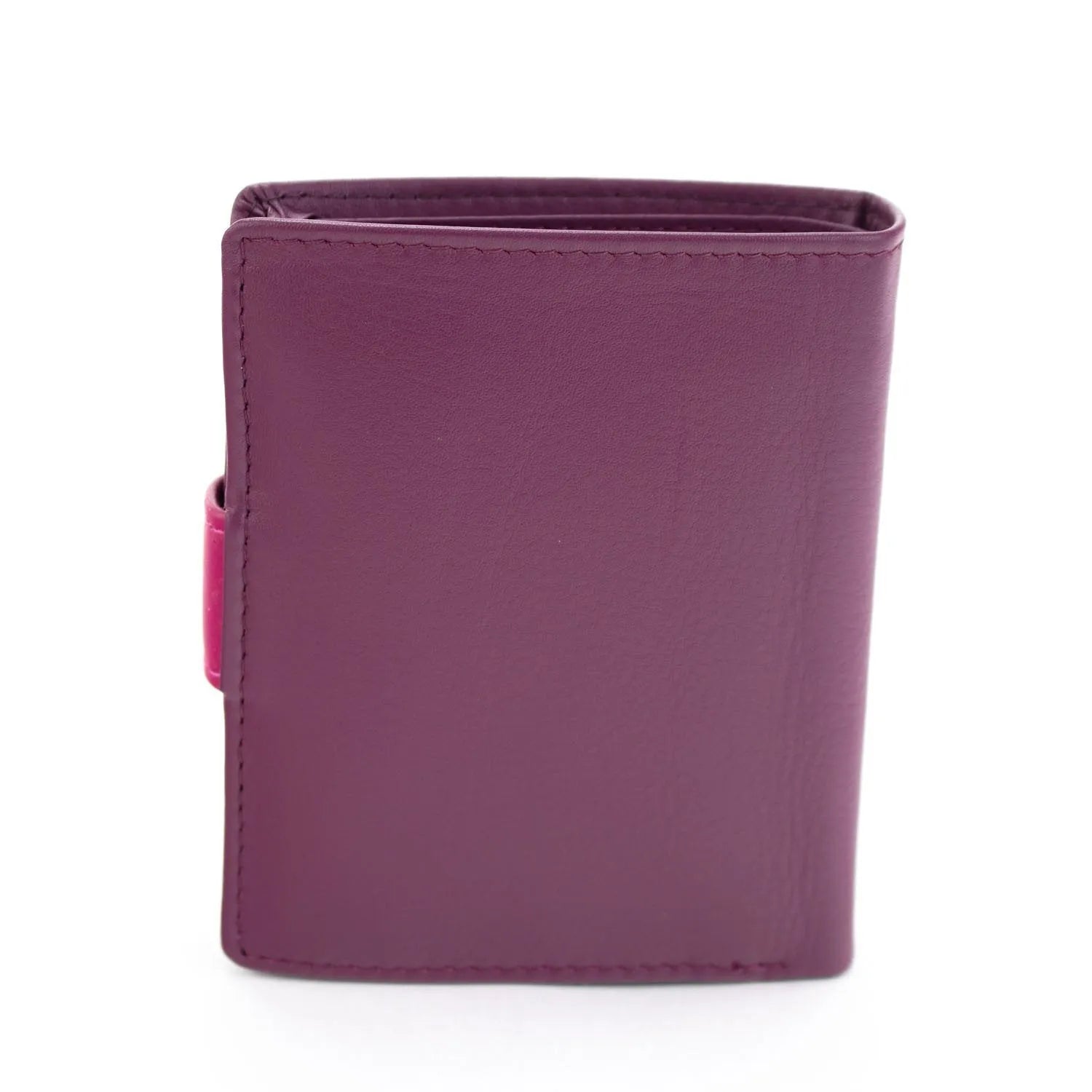 Billetero Piel Basics JL Piel mujer Fucsia - KimondoShop