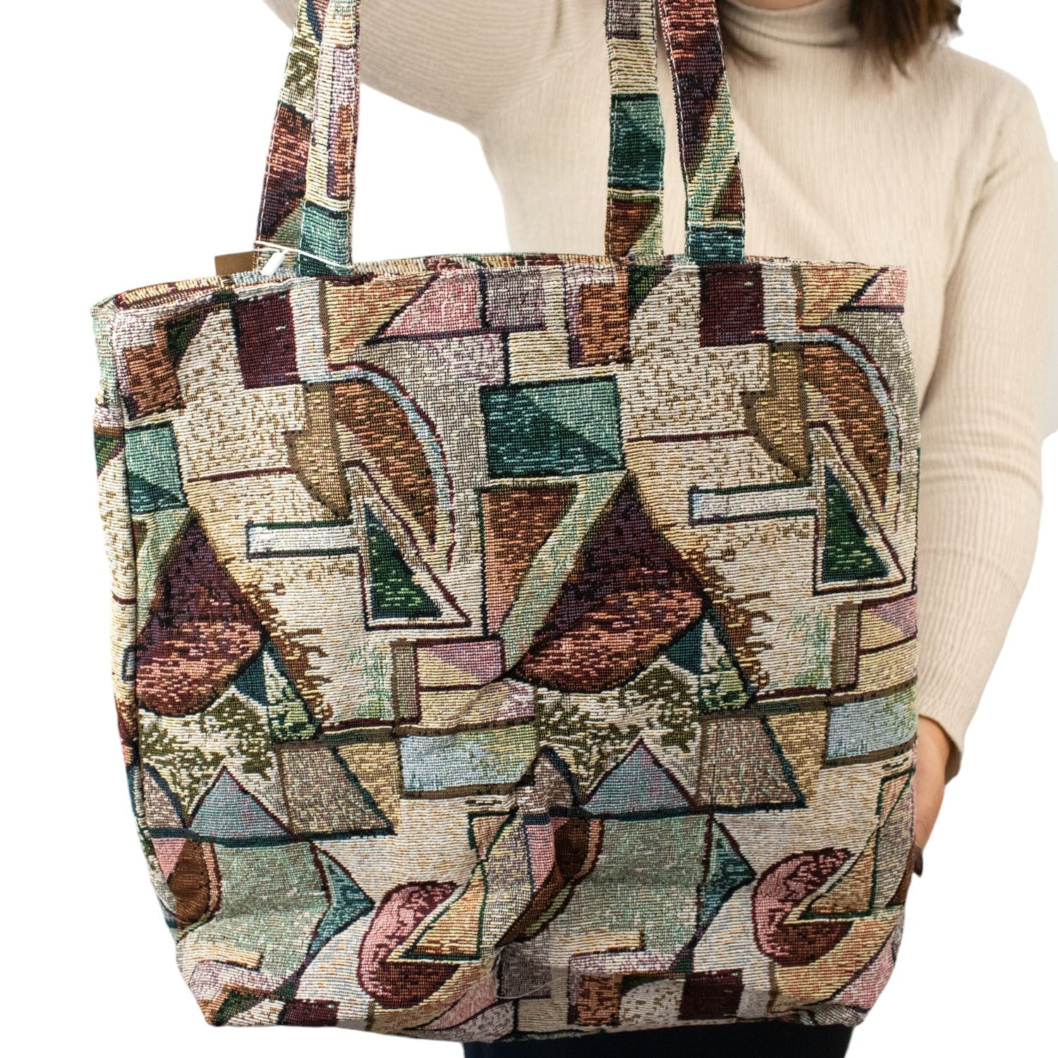 Bolsa tote pequeña La Matilda Print Abstracto - KimondoShop