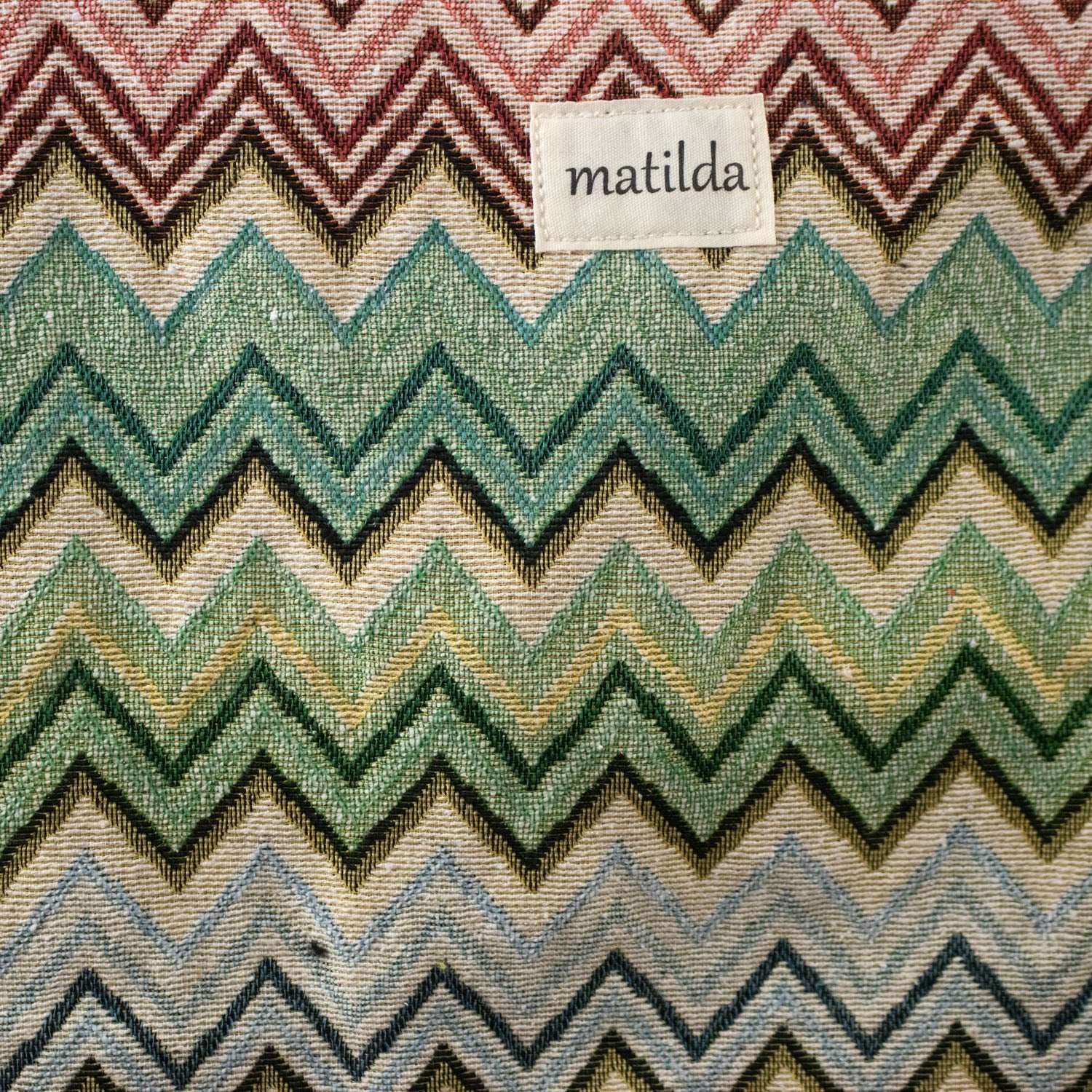 Bolsa totebag La Matilda Zigzag pequeño - KimondoShop